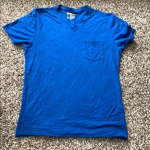 Men’s Blue v neck t shirt